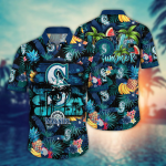 Seattle Mariners MLB Flower Hawaii Shirt & Tshirt – Perfect Summer Football Gift for Fans Seattle Mariners MLB Flower Hawaii Shirt & Tshirt – Perfect Summer Football Gift for Fans