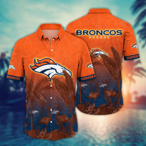 Denver Broncos NFL Flower Hawaii Shirt And Tshirt For Fans, Summer Football Shirts Gift