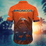 Denver Broncos NFL Flower Hawaii Shirt And Tshirt For Fans, Summer Football Shirts Gift