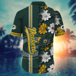 Green Bay Packers NFL Flower Hawaii Shirt And Tshirt For Fans, Summer Football Shirts Gift