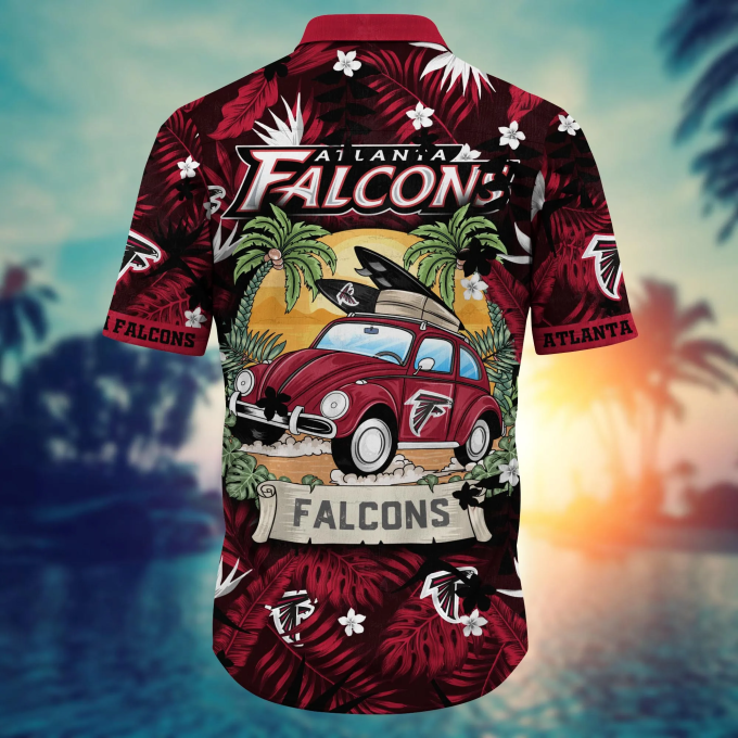 Atlanta Falcons NFL Flower Hawaii Shirt And Tshirt For Fans, Summer Football Shirts Gift