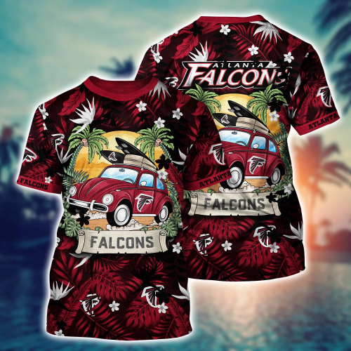 Atlanta Falcons NFL Flower Hawaii Shirt And Tshirt For Fans, Summer Football Shirts Gift