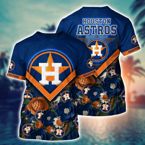 Custom Houston Astros MLB Flower Shirt & Tshirt – Perfect Summer Gift for Fans