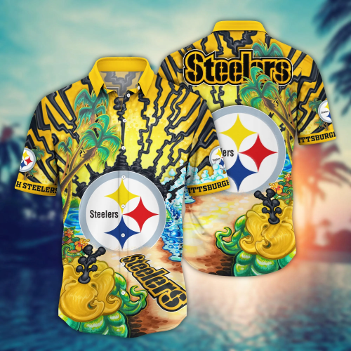 Pittsburgh Steelers NFL Flower Hawaii Shirt And Tshirt For Fans, Summer Football Shirts Gift