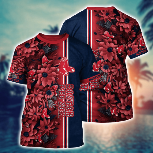 Boston Red Sox MLB Flower Hawaii Shirt and Tshirt – Custom Summer Football Shirts for Fans