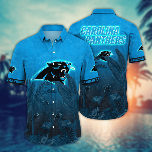 Carolina Panthers NFL Flower Hawaii Shirt And Tshirt For Fans, Summer Football Shirts Gift