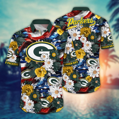 Green Bay Packers NFL Hawaii Shirt Independence Day, Summer Shirts Gift