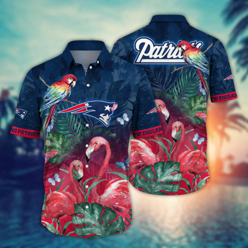 New England Patriots NFL Flower Hawaii Shirt And Tshirt For Fans, Summer Football Shirts Gift