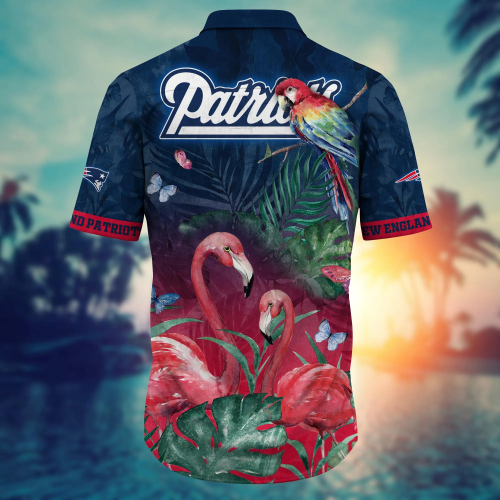 New England Patriots NFL Flower Hawaii Shirt And Tshirt For Fans, Summer Football Shirts Gift