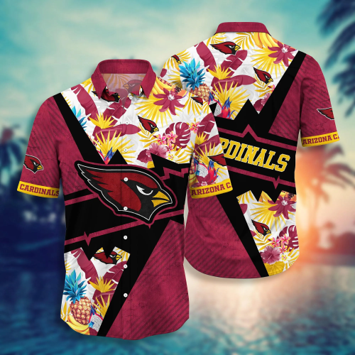 Arizona Cardinals NFL Flower Hawaii Shirt And Tshirt For Fans, Summer Football Shirts Gift