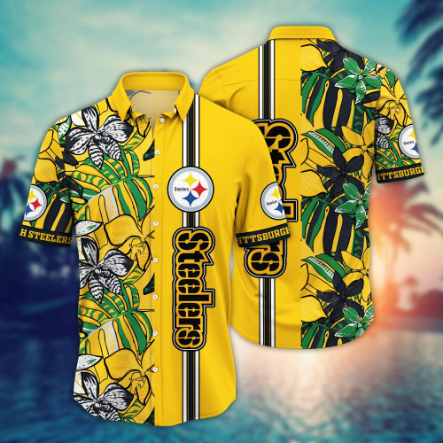 Pittsburgh Steelers NFL Flower Hawaii Shirt And Tshirt For Fans, Summer Football Shirts Gift