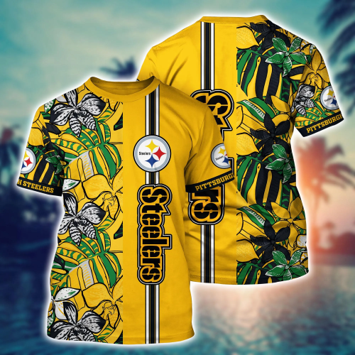 Pittsburgh Steelers NFL Flower Hawaii Shirt And Tshirt For Fans, Summer Football Shirts Gift
