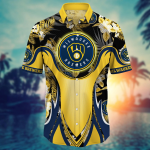 Milwaukee Brewers MLB Flower Hawaii Shirt & Tshirt – Summer Football Fan Gift