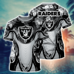 Las Vegas Raiders NFL Flower Hawaii Shirt And Tshirt For Fans, Summer Football Shirts Gift