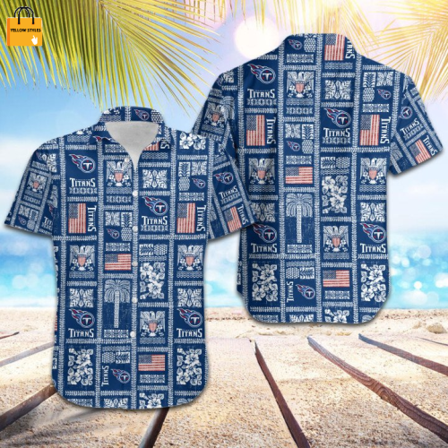 Tennessee Titans Summer Commemorative Hawaiian Shirt