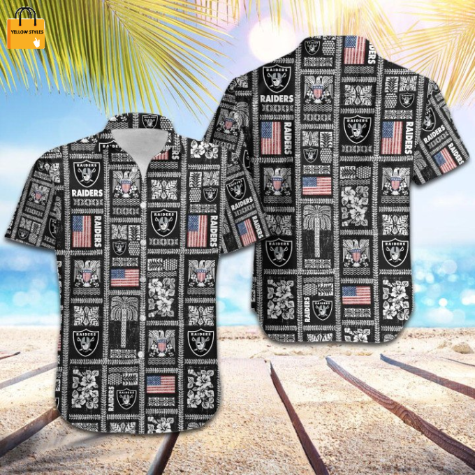 Las Vegas Raiders Summer Commemorative Hawaiian Shirt