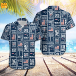 New England Patriots Summer Commemorative Hawaiian Shirt