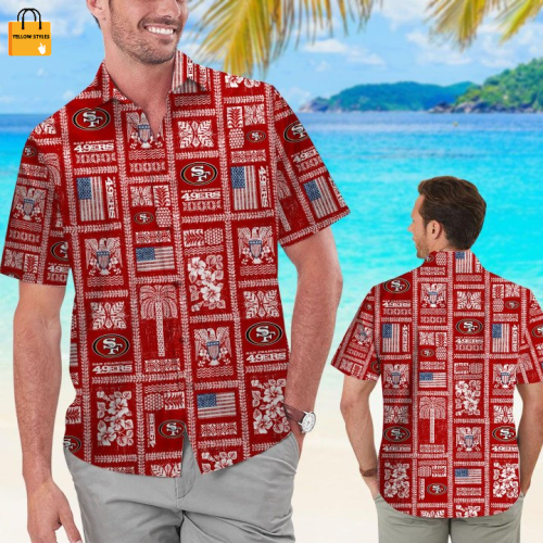 San Francisco 49ers Summer Commemorative Hawaiian Shirt