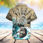 NFL New Orleans Saints Grateful Dead Earth Brown Hawaiian Shirt