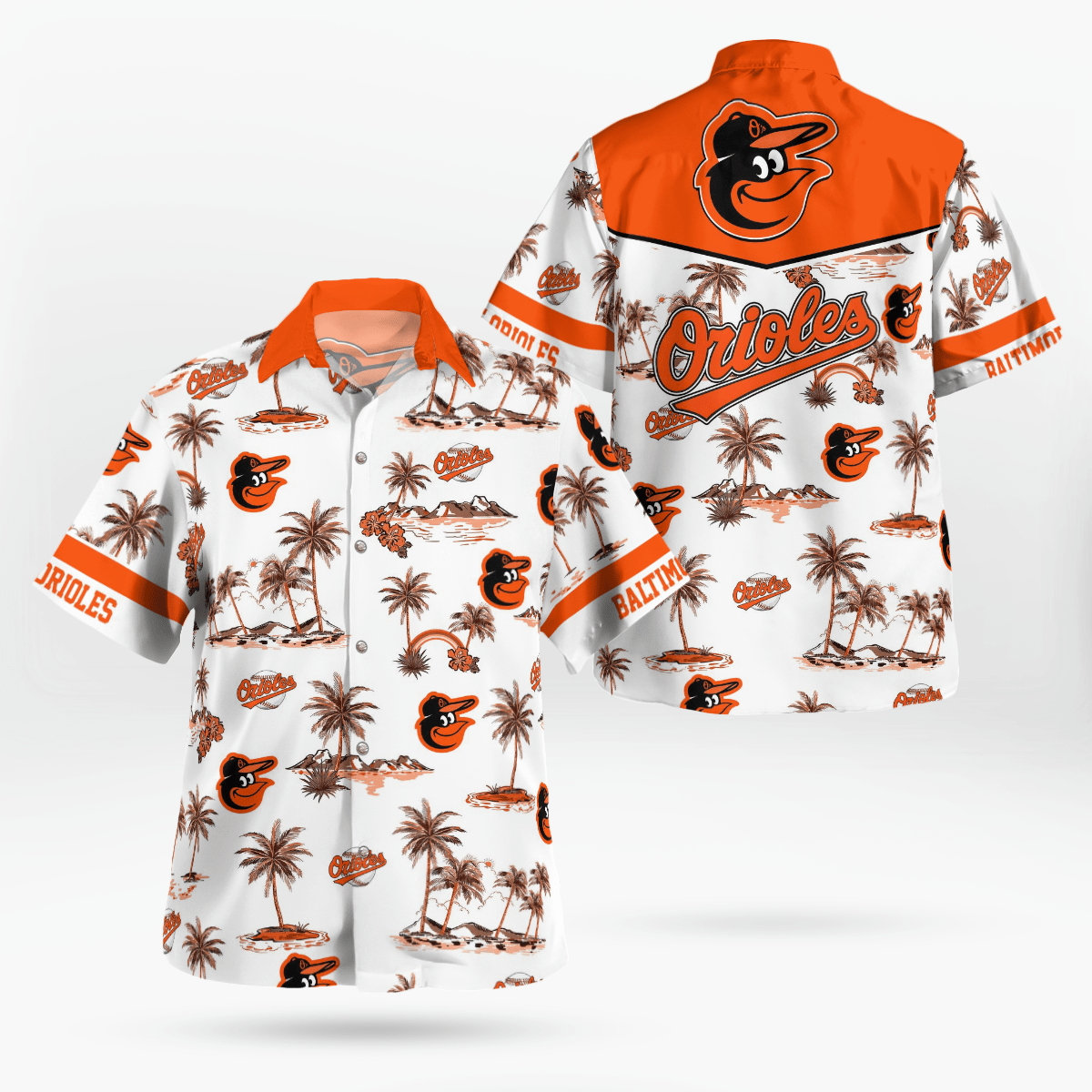 Baltimore Orioles MLB Hawaiian Shirt – Officially Licensed Gear Baltimore Orioles MLB Hawaiian Shirt – Officially Licensed Gear