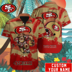San Francisco 49ers NFL Hawaiian Shirt 014 San Francisco 49ers NFL Hawaiian Shirt 014