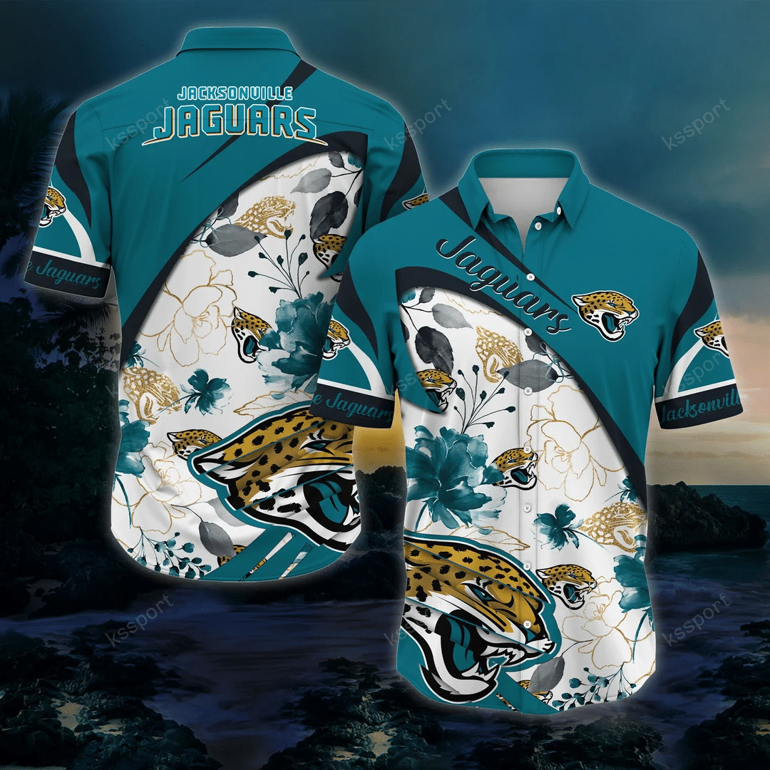 Jacksonville Jaguars NFL Men Hawaiian Shirt Jacksonville Jaguars NFL Men Hawaiian Shirt
