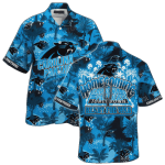 NFL Carolina Panthers Hawaiian Shirt Short 4
