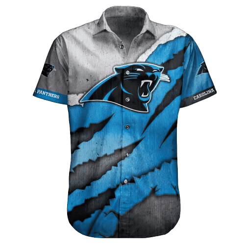 NFL Carolina Panthers Hawaiian Shirt Short 6
