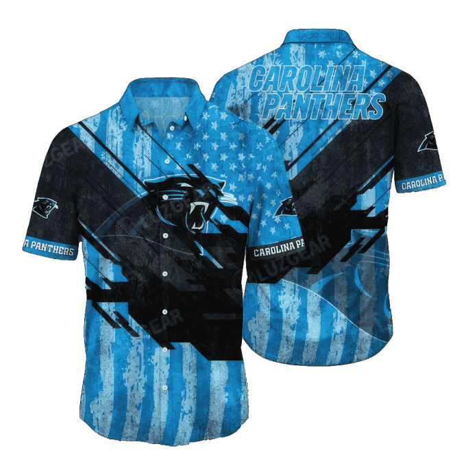 NFL Carolina Panthers Hawaiian Shirt Short Style Hot Trending 3