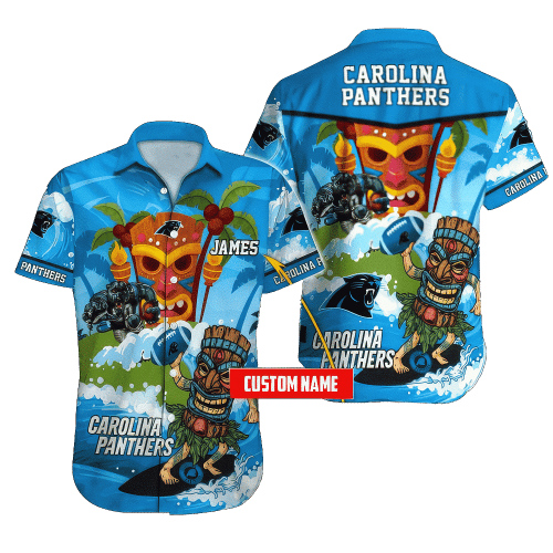 NFL Carolina Panthers Hawaiian Shirt Short Trending Summer 2
