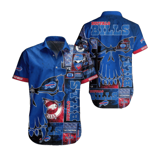 NFL Buffalo Bills Hawaiian Shirt Short Skull All over print
