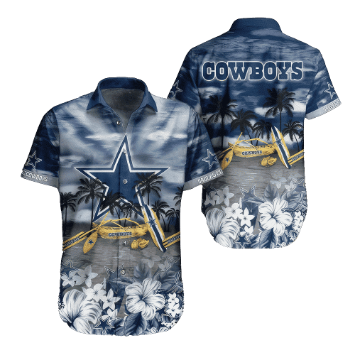 NFL Dallas Cowboys Hawaiian Shirt And Short This Summer FVJ3