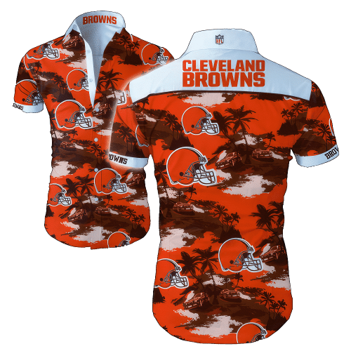 Cleveland Browns Hawaiian Shirt Beach Shirt NFL 24