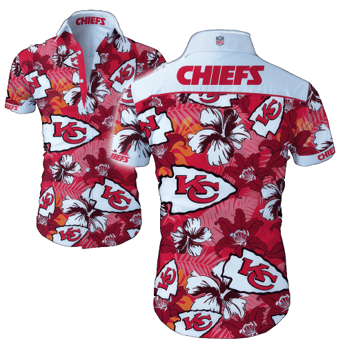 Kansas City Chiefs KCC Beach Shirt Hawaiian Shirt Gift For Fans NFL 241