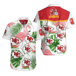 Kansas City Chiefs Flamingo Pattern Hawaiian Shirt Gift For Fans