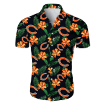 Chicago Bears CB Tropical Flower Pattern All Over Print Hawaiian Shirt White Beach Shirt NFL