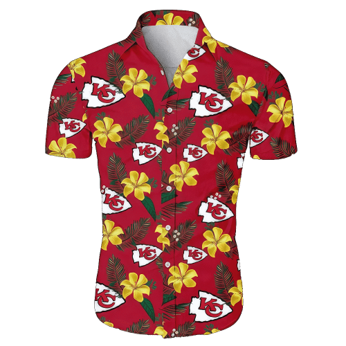Kansas City Chiefs KCC Tropical Flower Hawaiian Shirt Gift For Fans NFL 241