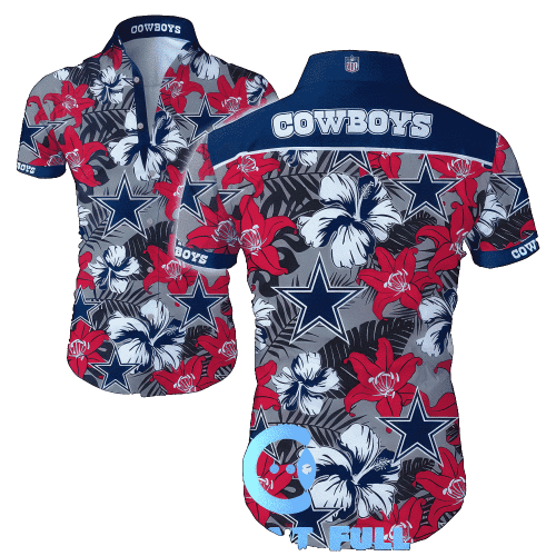 NFL Dallas Cowboys Logo Hawaiian Shirt N03