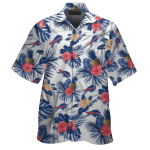 Buffalo Bills Short Sleeve Button Up Tropical Aloha Hawaiian Shirt Gift