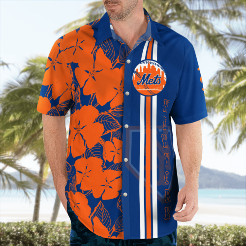 MLB New York Mets Hawaiian Shirt – Official Baseball Team Merchandise