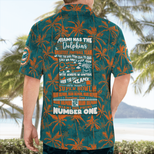NFL Miami Dolphins Football Hawaiian Shirt