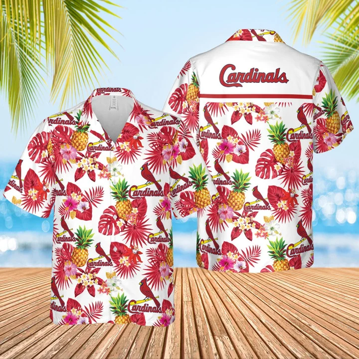 St Louis Cardinals Hawaiian Shirt for Men and Women – Summer Aloha Button Down Shirt St Louis Cardinals Hawaiian Shirt for Men and Women – Summer Aloha Button Down Shirt