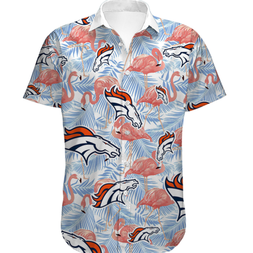 Men’s Denver Broncos Hawaiian Shirt Tropical
