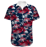 Men’s New England Patriots Hawaiian Shirt Tropical Men’s New England Patriots Hawaiian Shirt Tropical