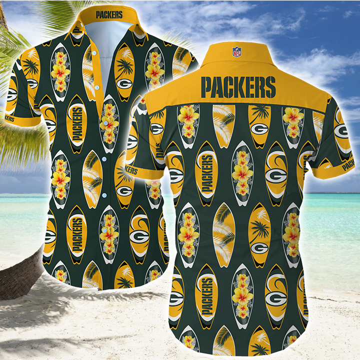 Funny Green Bay Packers Hawaiian Shirts For Men Funny Green Bay Packers Hawaiian Shirts For Men