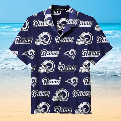 Los Angeles Rams Nfl Premium Hawaiian Shirt Gift For Sports Lovers