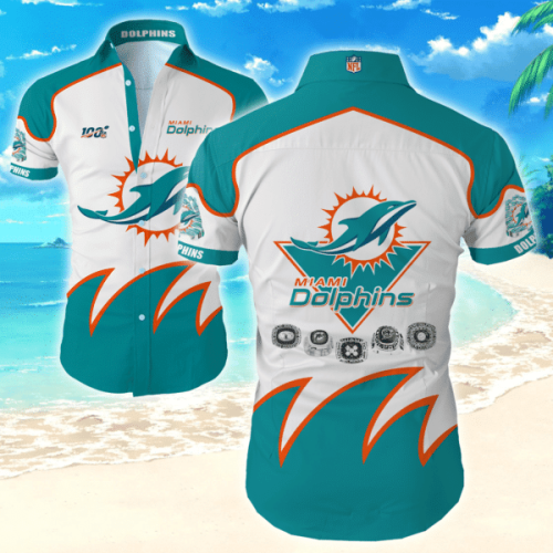 Miami Dolphins Nfl Premium Hawaiian Shirt Gift For Sports Lovers