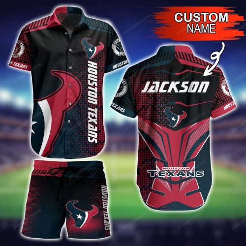 Houston Texans Nfl Personalize Hawaii Shirt Style 01 Dtthw160410