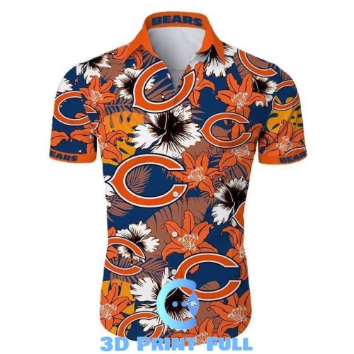 Chicago Bears Logo 26 Hawaiian Shirt