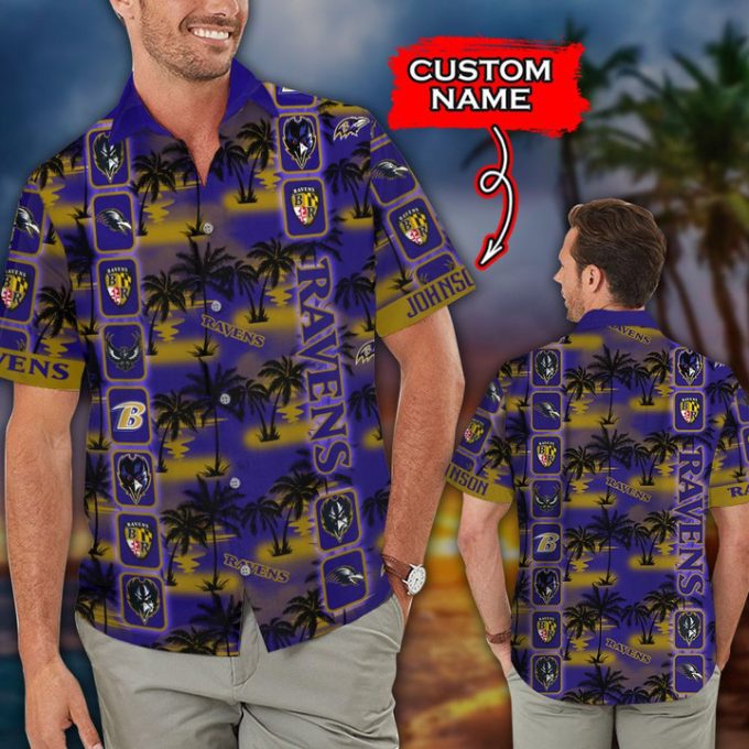Personalized Baltimore Ravens 01 Hawaiian Shirt